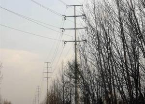Quality 10KV Metal Power Line Towers , Double Circuit Electric Transmission Tower wholesale