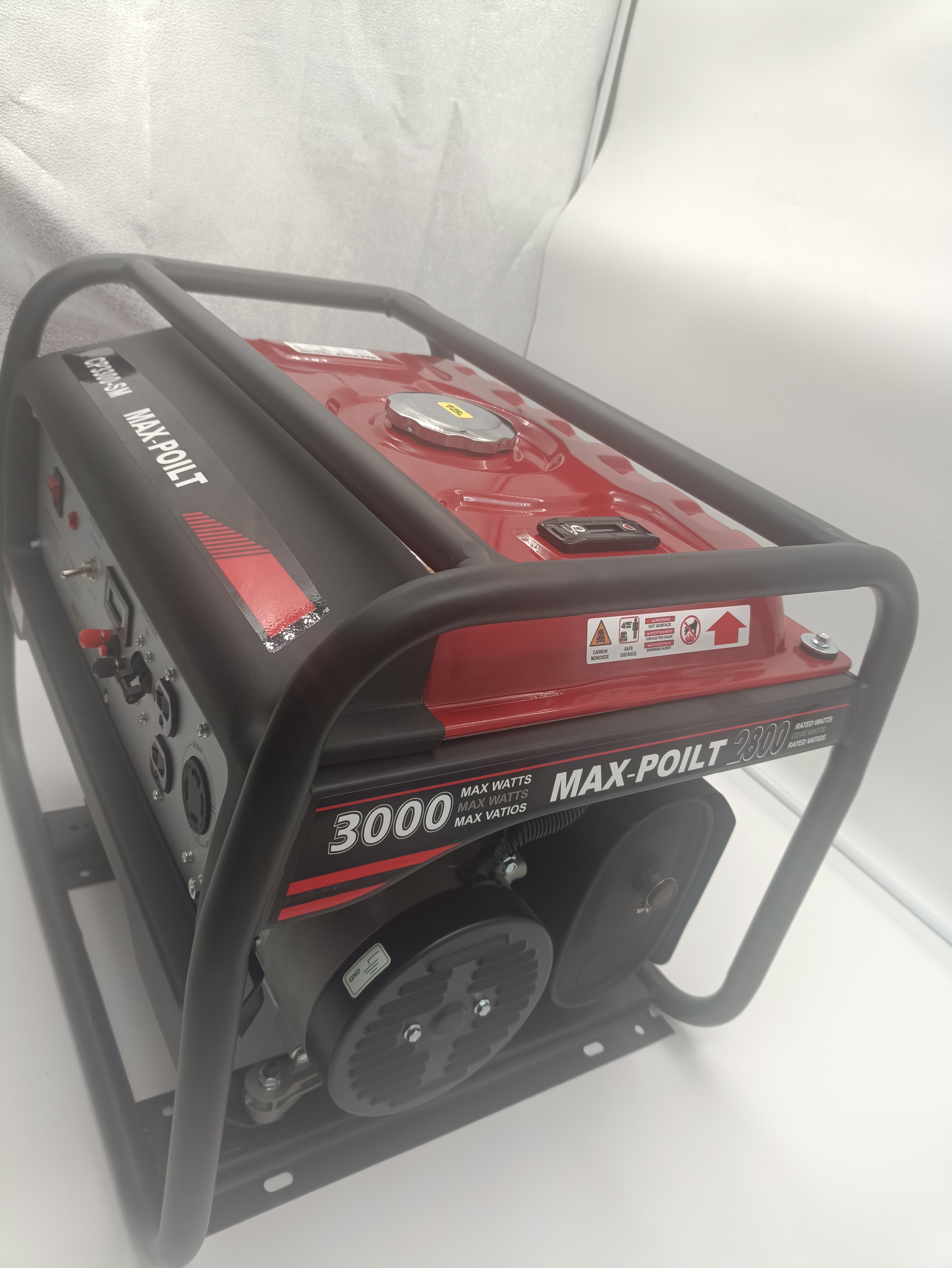 OEM Color Silent Portable Power Alternator Electrical Start Gasoline Generator CP3300-SM