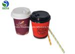 Hot 12 Oz Ripple Wall Paper Cup Disposable Insulated Brown Corrugated Type