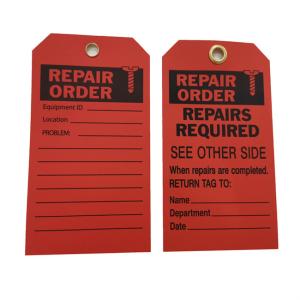 Quality Customized Polyester Safety Lockout Tags 7&quot;X4&quot; For Accident Prevention wholesale
