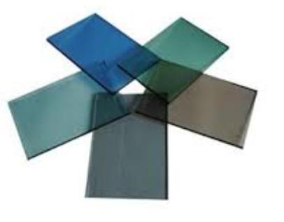 Flat Processing Tinted Glass with Colored in Dark Green/Dark Grey/Ford Blue