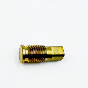 Quality Brass CNC Turning Parts , Round Lathe Thread Cutting Tool Compound Copper Machining wholesale