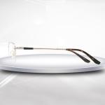 Prescription Available Titanium Frame Eyeglasses Customized B Grade FDA