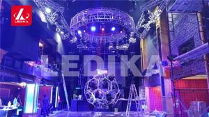 Quality Rotating Aluminum Spigot Truss Stage Lighting Truss Circle Black White wholesale