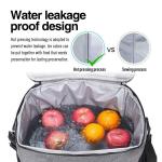 Portable Thermal Cooler Bag Picnic Food Beverage Drink Fresh Keeping Organizer