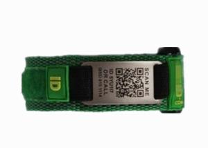 Quality Adjustable Velcro Medical Alert Bracelet / QR Code Medical Alert Bracelet wholesale