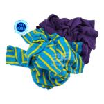 Free Sample 10Kg Dark Color Cleaning Industrial Wiping Rags Cut T Shirt Used