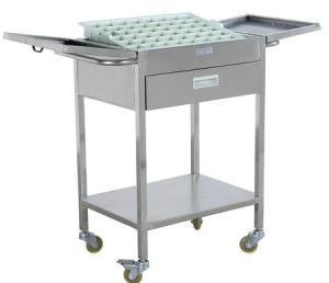 Quality Medical Trolleys Hand Cart For Nurse Ward Medicine Dispensing wholesale