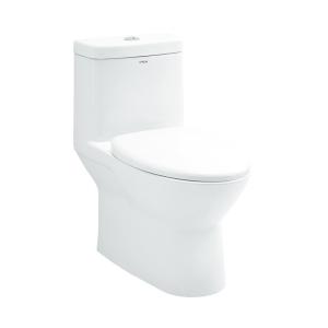 Quality Ceramic Bathroom One Piece Toilets , Washdown Flushing 1 Piece Wc wholesale
