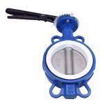Ductile Iron Body Concentric Design Wafer Butterfly Valve for Straight Flow
