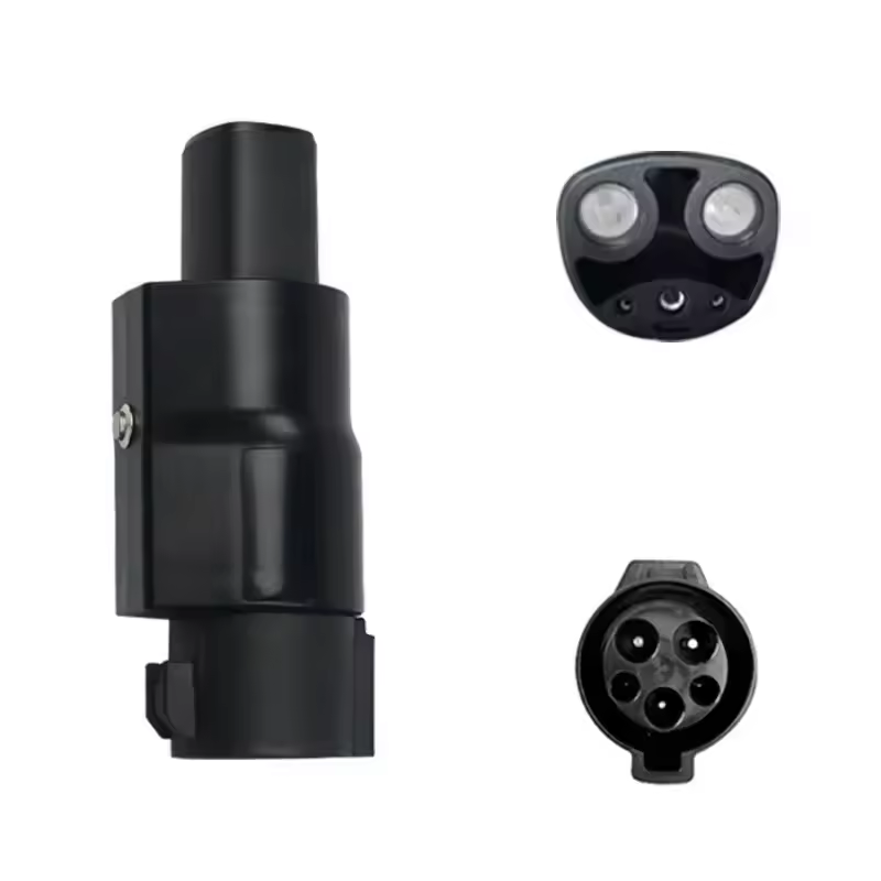 Rated voltage 220V Black NACS Condition 7KW 32A Tesla EV Charging Adapter for Type2 Inlet Electric Vehicles tesla