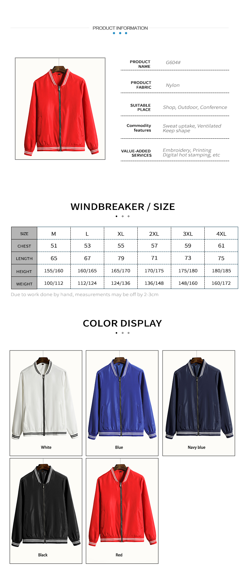 Custom your brand supplier autumn and winter man's multi-color cotton padded jackets male obese sizes zip up jackets