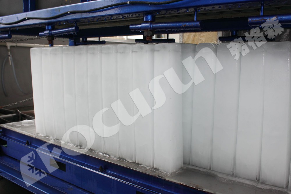 Milky White 27 Tons Direct Refrigeration Block Ice Maker with Video Outgoing-Inspection