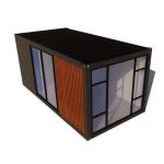 Hotel Container House Flat Packaging for Rapid Family Building Steel Frame