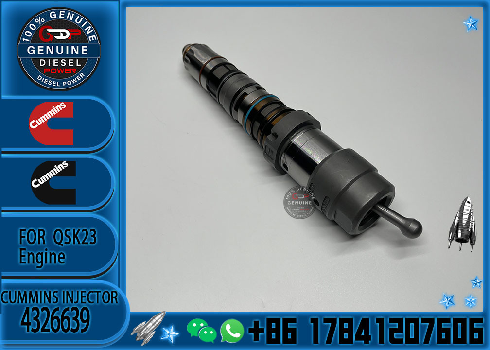 Mining machinery fiesel engine part QSK78 K78 fuel injector 4088430 4921360 4954801 4326639