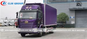 Quality 10Ton FAW Refrigerated Van Truck With Thermo King Freezing Unit wholesale