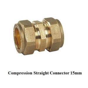 Quality compression fitting straight 15mm for copper pipe wholesale