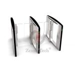 304 Stainless Steel Pedestrian Speed Lane Gate Turnstile 45 People/Minute