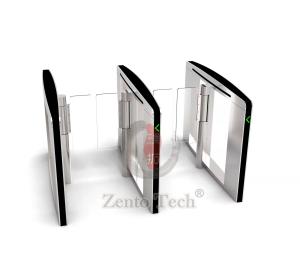 Quality 304 Stainless Steel Pedestrian Speed Lane Gate Turnstile 45 People/Minute wholesale