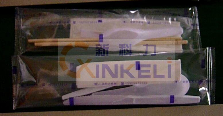 Newkeli KL-350X Automatic Cutlery Packing machine flow warpping machine
