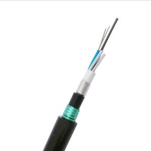 Quality 4 Fibers Armored Fiber Optic Cable GYTS53 Direct Buried Stranded Loose Tube Armored Cable wholesale