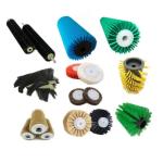 Industrial Conveyor Cylinder Nylon Roller Brush For Cleaning