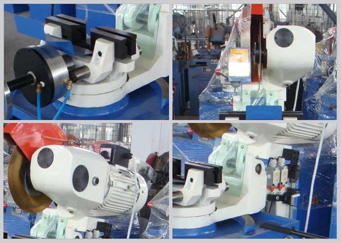 Pneumatic Steel Tube Cutting Machine , Metal Circular Sawing Auto Pipe Cutting Machine