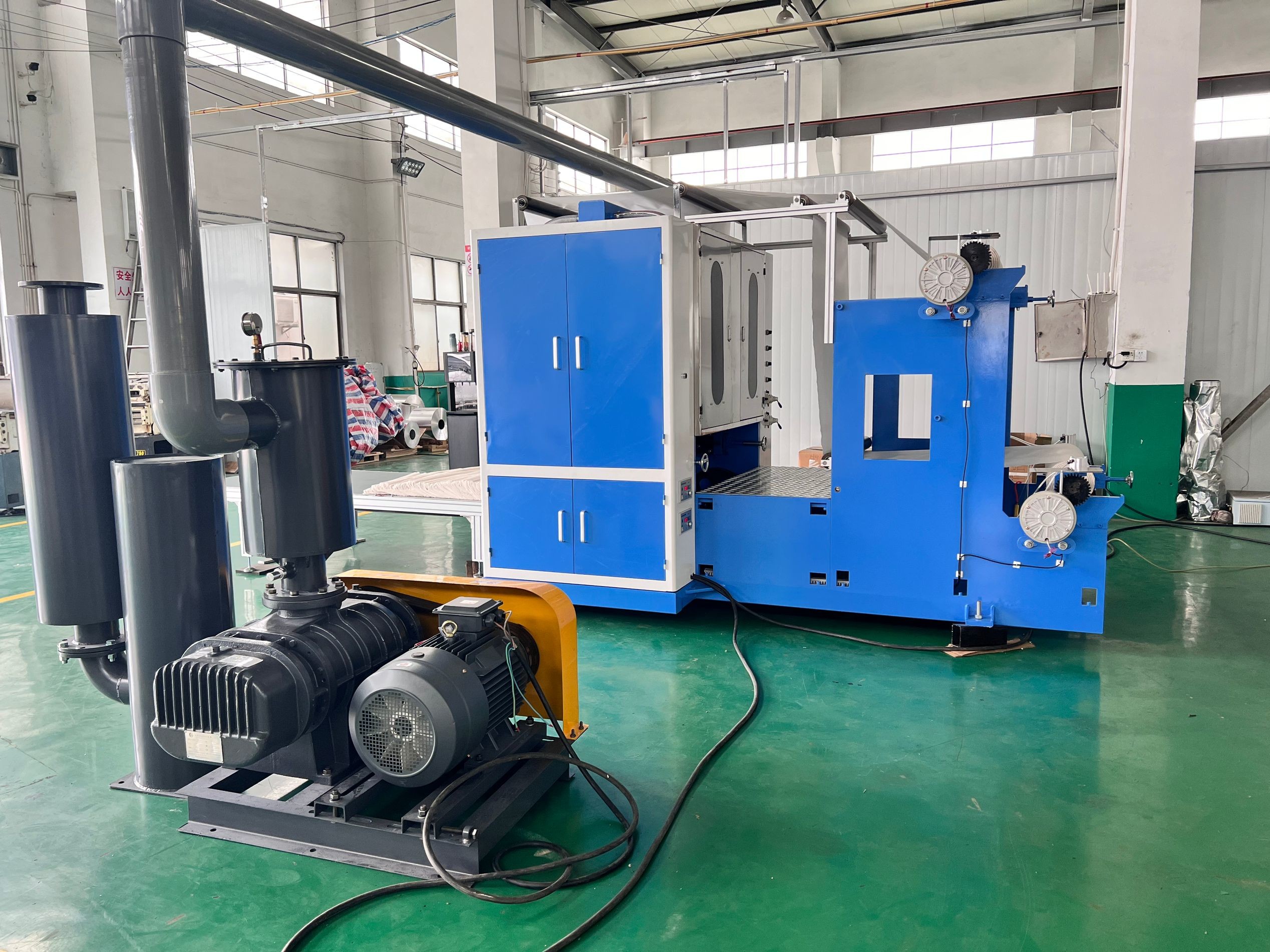 Fully Automatic Plastic Film Pop Up Sheets Machine With Adjustable Speed