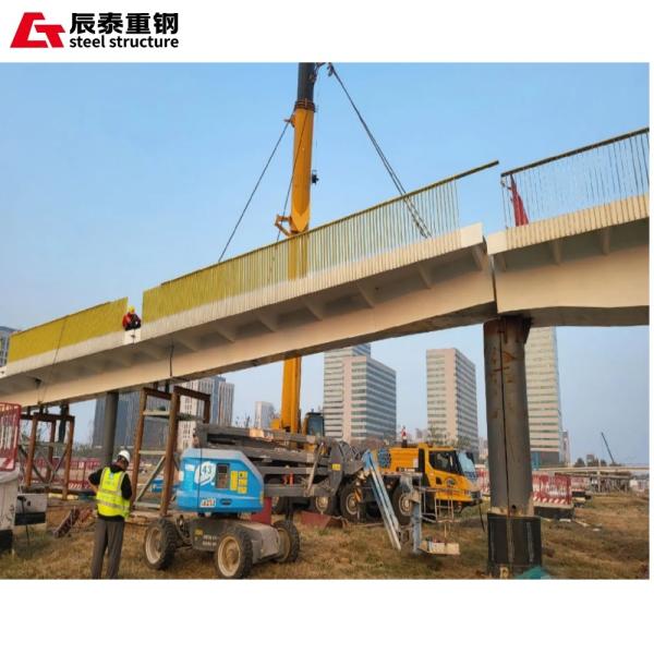 Cheap Heavy Steel Truss Bridge Building Long Span Pedestrian Bridge Customized for sale