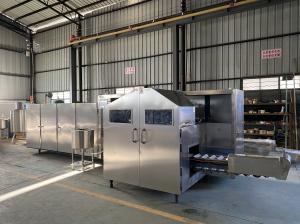 Quality Stainless Steel Ice Cream Cone Baking Machine 380V 8kg/H wholesale