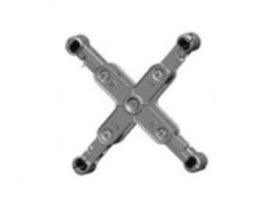 Quality Aluminum Alloy Spacer Dampers Transmission Lines Crosshead Shaped FJZS4 Type wholesale