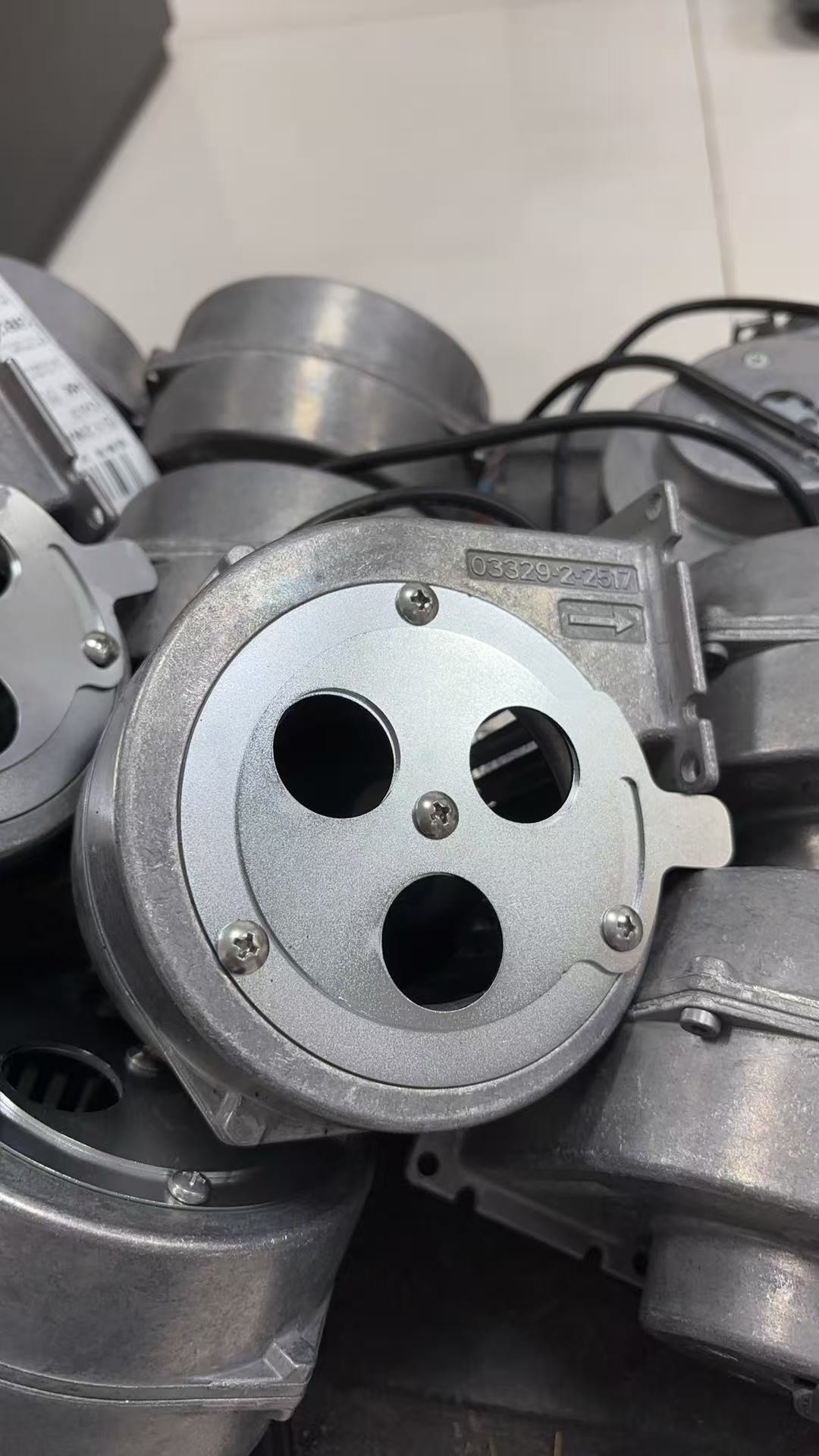 ABG Asphalt Paver Blowing Machine 24V DC Volvo Burner Turbine Blower For Road Construction Machine Parts