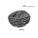 Eco - Friendly Stainless Steel Scouring Ball Pot Cleaning Spiral Shape