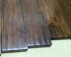 Quality hand scraped short leaf acacia hardwood flooring wholesale