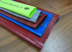 Quality Agricultural PVC Lay Flat Discharge Hose / Layflat PVC Water Delivery Hose wholesale