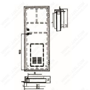 Quality Aluminium Cabin Hollow Door wholesale
