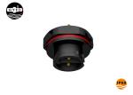 Rear Male 3 Pin CQC Waterproof Panel Mount Connector