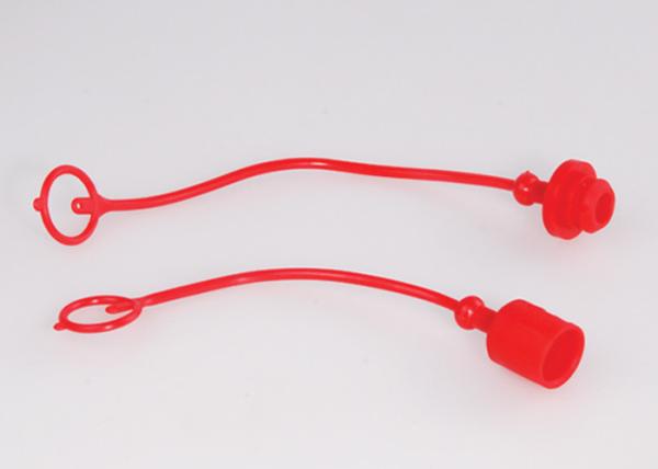 Aging - Resistant Hydraulic Couplings Plastic Dust Caps And Plugs ISO 7241-A