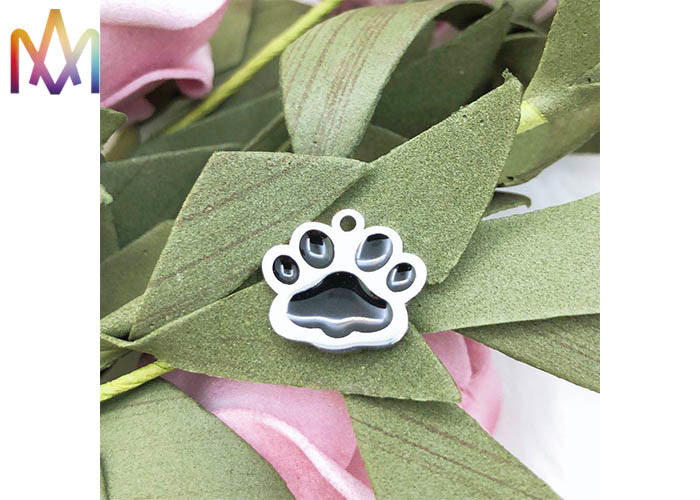 14x16mm SS Handcrafts Cat Pad Personalized Pet Charms