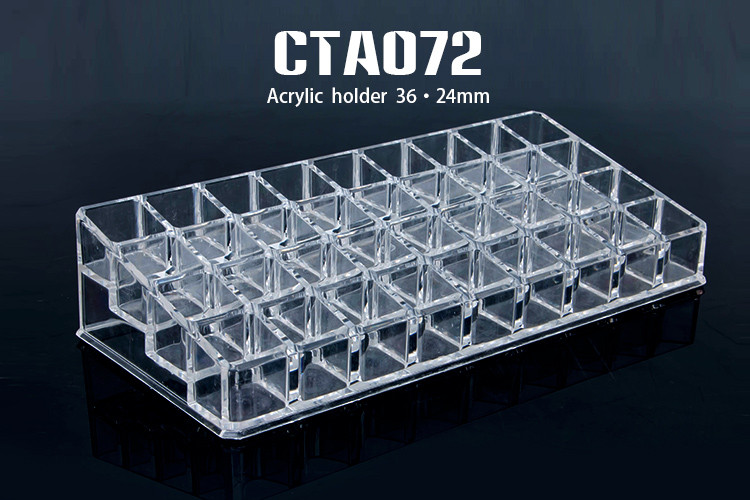Acrylic Bottle Holder Tattoo Accessories Plastic Lipstick Display Nail Polish Holder