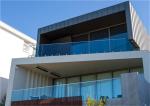 Tempered Frameless Glass Railing Customized Height , 1200mm Maximum Centres
