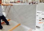 White / Beige Marble Bathroom Vanity Countertops Polished Solid Surface