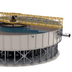 Quality Natural Settling Water Treatment Thickener Equipment High Efficient Work wholesale