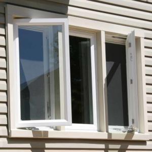 Quality Security Aluminum Casement Window Dirt Resistance Glass wholesale