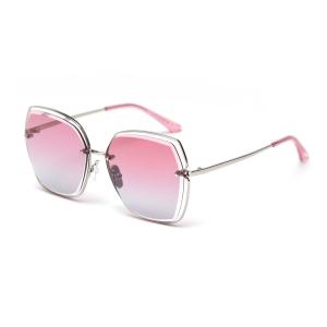 Quality UV400 Gradient Lens Sunglasses Hollow Metal Frame Polarized wholesale