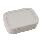 3 Compartment Silicone Lunch Containers , Reusable Silicone Bento Lunch Box Leak