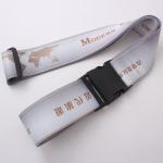 Bright Luggage Name Straps , Luggage Belt Strap With Removable Buckle