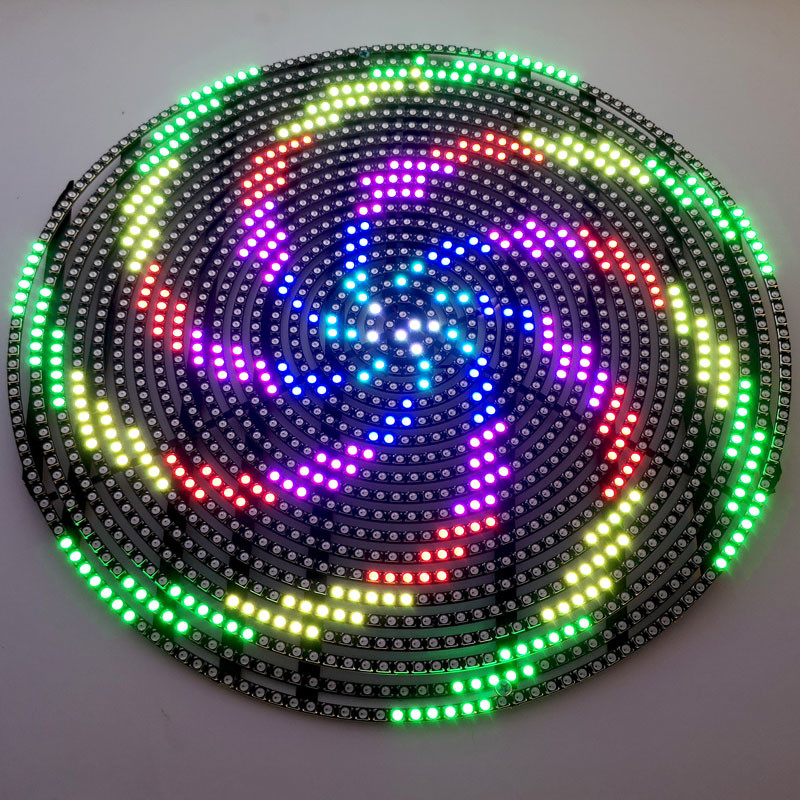 DC5V 5050 RGB LED Color Program Controllable Full Color DIY LED Ring