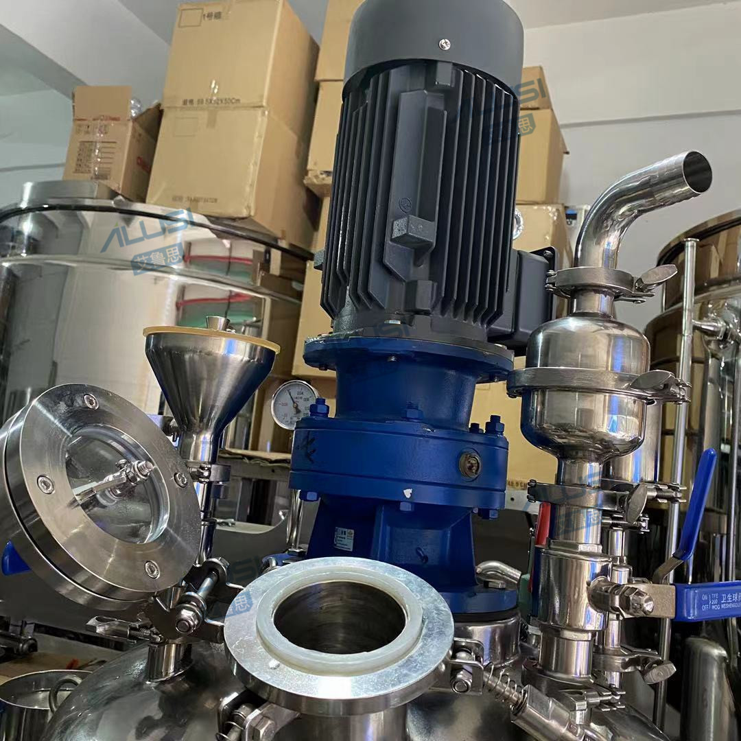 500L Movable Liquid Mixer Tank Customized CE ISO Certification cream ointment production line ointment production line