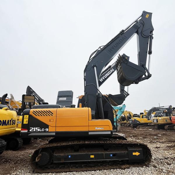 215 Backhoe 21Ton Used Hyundai Excavator 2nd Machine Used For Digging Heavy